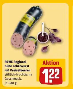 REWE DE Rewe regional süße leberwurst mit preiselbeeren tilbud