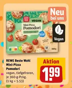 REWE DE Rewe beste wahl mini-pizza pomodori tilbud