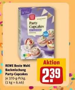 REWE DE Rewe beste wahl backmischung party-cupcakes tilbud