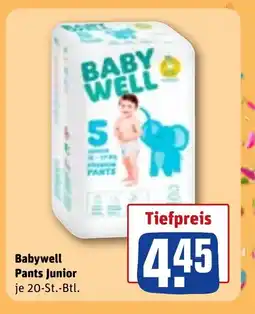 REWE DE BABYWELL Pants junior tilbud