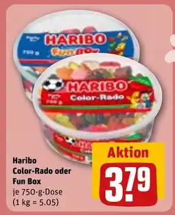 REWE DE HARIBO Color-rado oder fun box tilbud