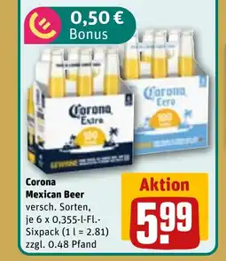 REWE DE CORONA Mexican beer tilbud