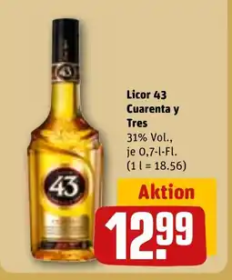 REWE DE LICOR 43 Cuarenta y tres tilbud