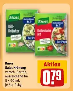 REWE DE KNORR Salat krönung tilbud
