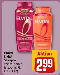 REWE DE L'ORÉAL Elvital shampoo tilbud