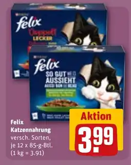 REWE DE FELIX Katzennahrung tilbud