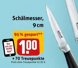 REWE DE Schälmesser, 9 cm tilbud