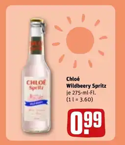 REWE DE CHLOÉ Wildbeery spritz tilbud