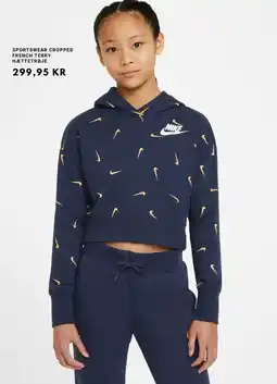 Intersport Sportswear cropped french terry hættetrøje tilbud