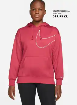 Intersport Therma-fit fleece træningshættetrøje (plus size) tilbud