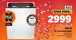 Power AEG IKEA-fit Int. opvaskemaskine tilbud