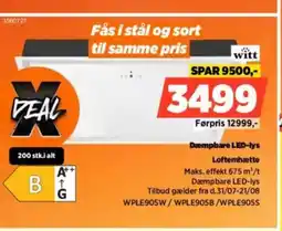 Power Witt Dæmpbare LED-lys Loftemhætte tilbud