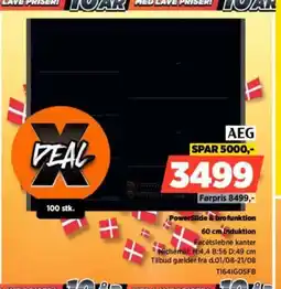 Power AEG PowerSlide & brofunktion Induktion Facetslebne kanter tilbud