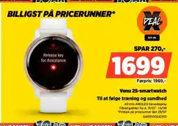 Power Venu 2S-smartwatch Til at følge træning og sundhed tilbud