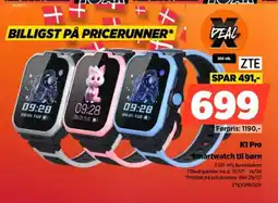 Power Zte k1 pro smartwatch til børn tilbud