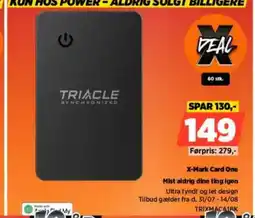 Power X-Mark Card One Mist aldrig dine ting igen tilbud