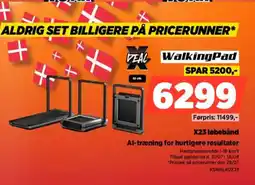 Power Walkingpad X23 løbebånd Al-træning for hurtigere resultater tilbud