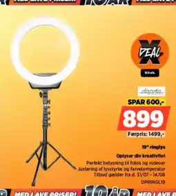 Power Dacota 19" ringlys oplyser din kreativitet tilbud
