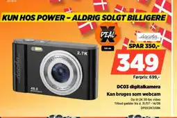 Power DC03 digitalkamera Kan bruges som webcam tilbud