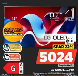 Power LG 4K OLED Smart TV tilbud