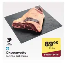 Dagrofa Food Service Oksecuvette tilbud