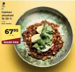 Dagrofa Food Service Hakket oksekød 16-20% tilbud