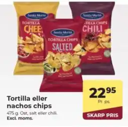 Dagrofa Food Service Tortilla eller nachos chips tilbud