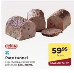 Dagrofa Food Service Pate tunnel tilbud