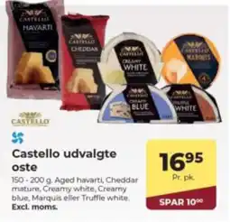 Dagrofa Food Service Castello udvalgte oste tilbud