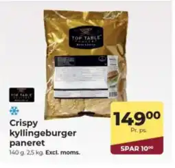 Dagrofa Food Service Crispy kyllingeburger paneret tilbud