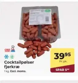 Dagrofa Food Service Cocktailpølser fjerkræ tilbud