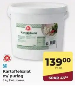 Dagrofa Food Service Kartoffelsalat m/purløg Excl. moms. tilbud