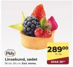 Dagrofa Food Service Pidy Linsebund, sødet tilbud