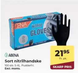 Dagrofa Food Service ABENA Sort nitrilhandske tilbud