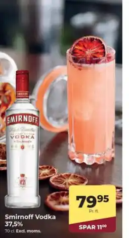 Dagrofa Food Service Smirnoff Vodka 37,5% tilbud