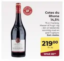 Dagrofa Food Service Cotes du Rhone 14,5% tilbud