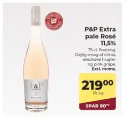 Dagrofa Food Service P&P Extra pale Rosé 11,5% tilbud