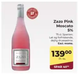 Dagrofa Food Service Zazo Pink Moscato 5% tilbud