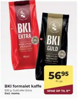 Dagrofa Food Service BKI formalet kaffe tilbud