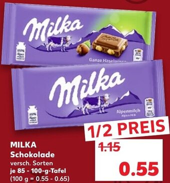 Kaufland DE Milka Schokolade tilbud