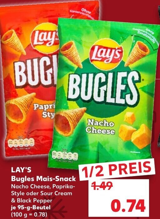 Lay's Bugles MaisSnack tilbud hos Kaufland