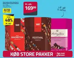Fleggaard Toms Festival, Mini Favoritter el. Anthon Berg Chocolate Selection, DKK 169.99 tilbud