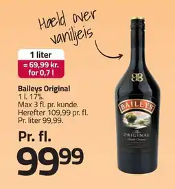 Fleggaard Baileys Original, DKK 99.99 tilbud