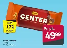 Fleggaard Cloetta Center, DKK 49.99 tilbud