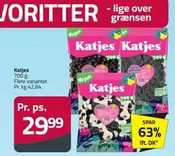 Fleggaard Katjes, DKK 29.99 tilbud