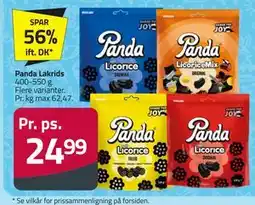 Fleggaard Panda Lakrids, DKK 24.99 tilbud