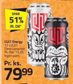Fleggaard CULT Energy, DKK 79.99 tilbud