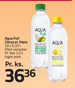 Fleggaard Aqua Full Citrus el. Pære, DKK 36.36 tilbud