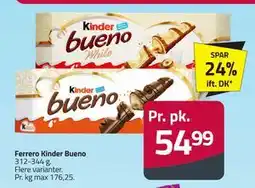 Fleggaard Ferrero Kinder Bueno, DKK 54.99 tilbud