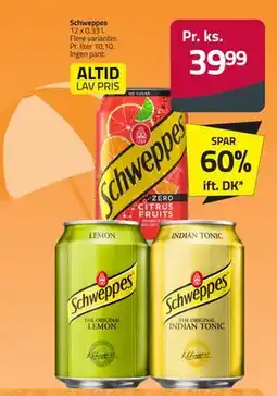 Fleggaard Schweppes, DKK 39.99 tilbud